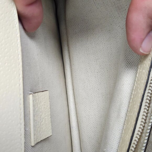 Gucci Dionysus Small Leather Shoulder Bag – Crystal Tiger Head – Ivory - Picture 13 of 16